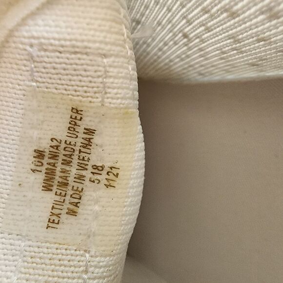 Nine West White Sneakers with Silver Accents - Picture 7 of 9